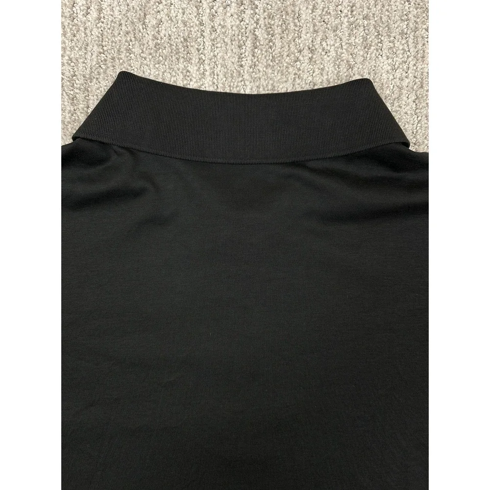 Polo Ralph Lauren Mens XLT Long Sleeve Polo Shirt Black Flesh Pony Cotton NWT